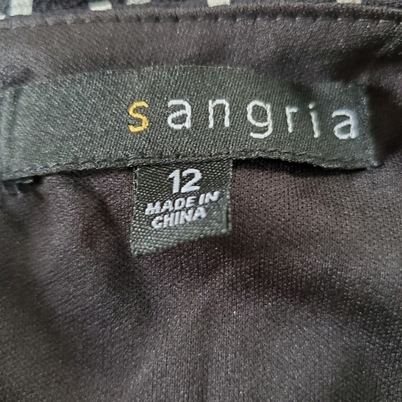 Pants Jumpsuit Suze 12 NWT Black White Pinstripes - Picture 4 of 8